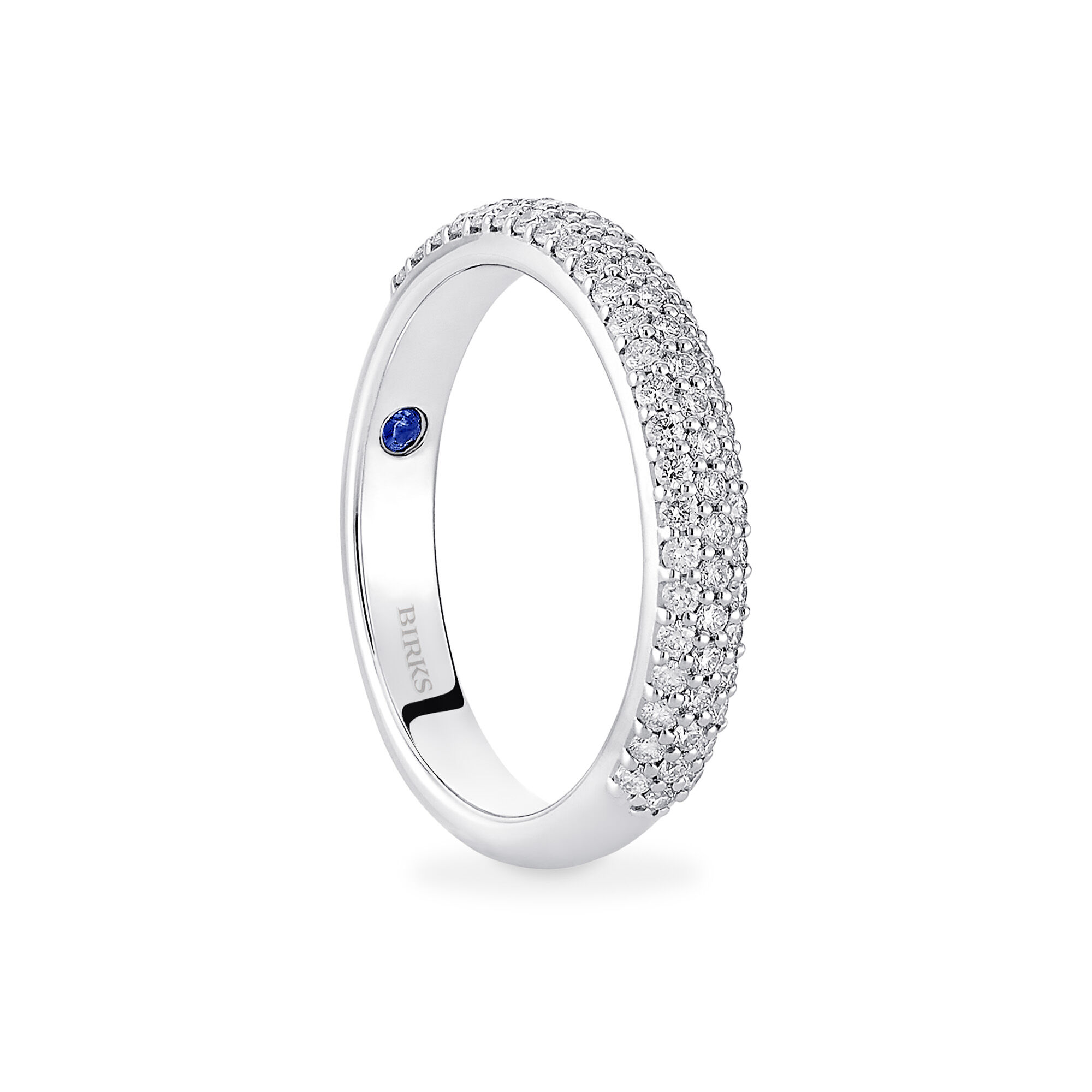 Pave wedding deals band white gold
